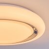 Kaas Lampa Sufitowa LED Chrom, Biały, 1-punktowy