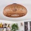 Bauro Lampa Sufitowa 50 cm Czarny, 2-punktowe