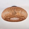 Bauro Lampa Sufitowa 50 cm Czarny, 2-punktowe