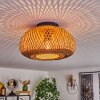 Bauro Lampa Sufitowa 30 cm Czarny, 1-punktowy