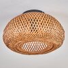 Bauro Lampa Sufitowa 30 cm Czarny, 1-punktowy