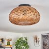 Bauro Lampa Sufitowa 30 cm Czarny, 1-punktowy
