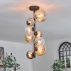 Chehalis Lampa Sufitowa - Szkło 10 cm, 12 cm, 15cm bursztynowy, przezroczysty, przydymiony, 8-punktowe