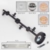 Chehalis Lampa Sufitowa - Szkło 10 cm, 12 cm, 15cm bursztynowy, przezroczysty, przydymiony, 8-punktowe