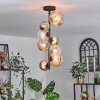 Chehalis Lampa Sufitowa - Szkło 10 cm, 12 cm, 15cm bursztynowy, przezroczysty, przydymiony, 8-punktowe