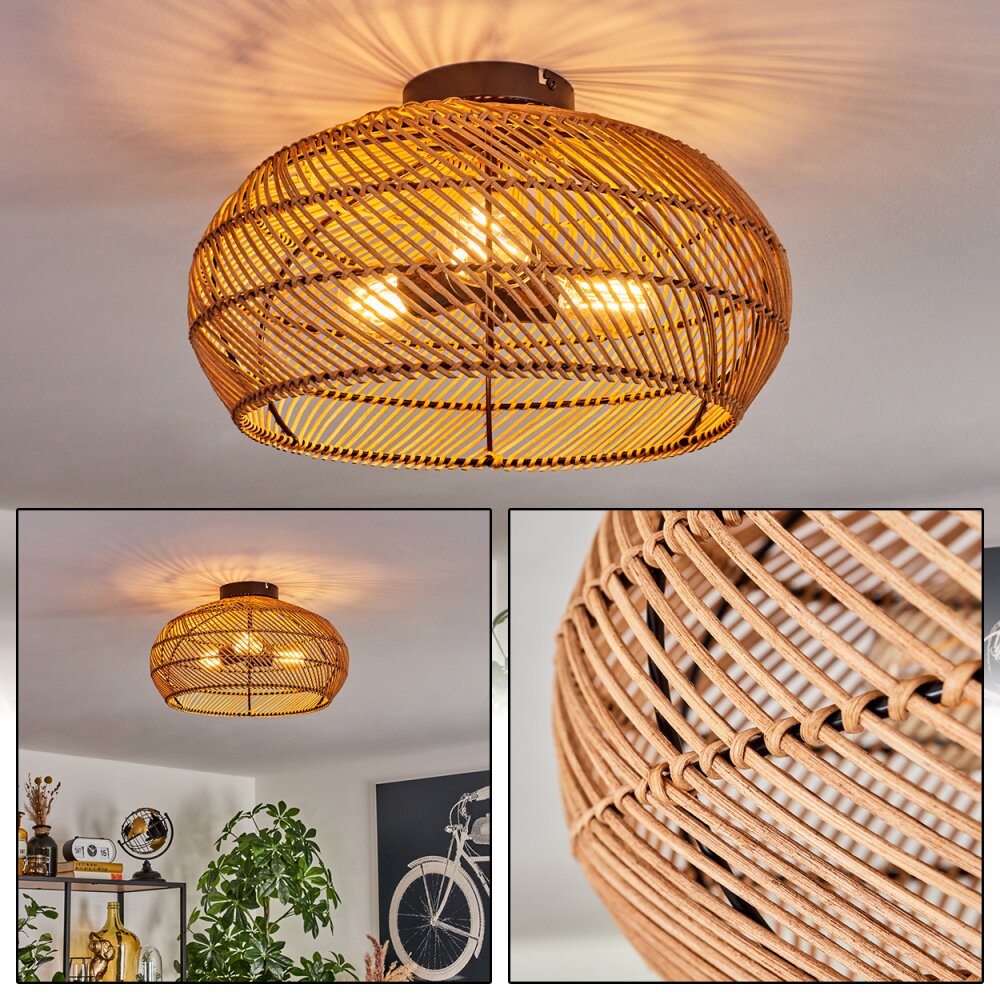 Brandala Lampa Sufitowa 40 cm Czarny, 3-punktowe main product photo