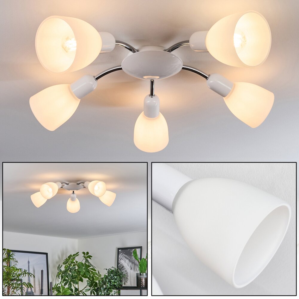Starkeryd Lampa Sufitowa Chrom, Biały, 5-punktowe main product photo