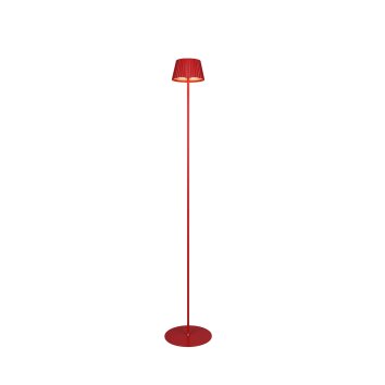 Reality SUAREZ Lampa Stojąca LED Czerwony, 1-punktowy
