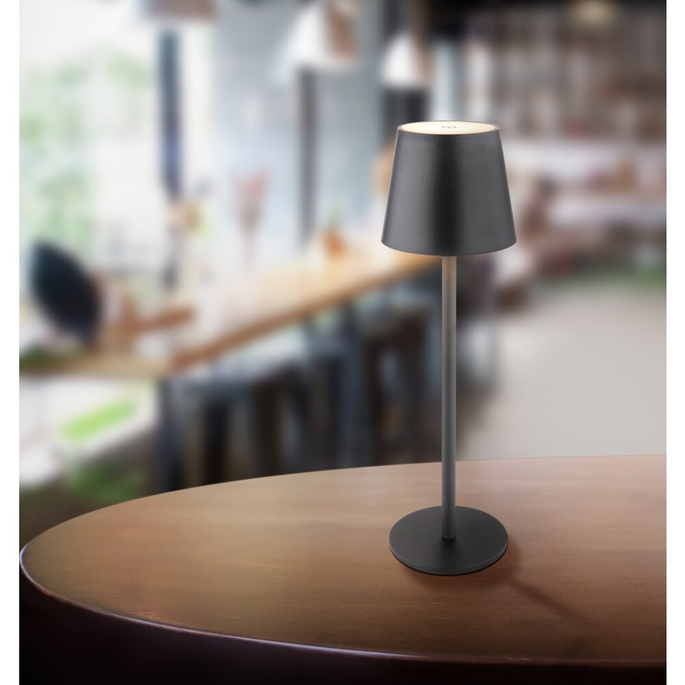 Oświetlenie Globo Salgadinho Zewnętrzna lampa stołowa LED Antracytowy, 1-punktowy main product photo