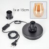 Koyoto lampa stołowa 15 cm bursztynowy, 1-punktowy