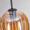 Vevino lampa wisząca bursztynowy, chrom, 3-punktowe