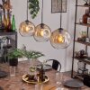 Ripoll Lampa wisząca W kolorze bursztynu, Przezroczysty, 3-punktowe