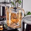 Lauden Lampa wisząca W kolorze bursztynu, Chrom, 4-punktowe