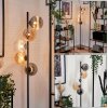 Remaisnil lampa stojąca bursztynowy, przezroczysty, przydymiony, 5-punktowe