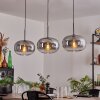 Apedo Lampa wisząca Czarny, 3-punktowe