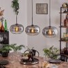 Apedo Lampa wisząca Czarny, 3-punktowe