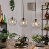 Ripoll Lampa wisząca Czarny, 3-punktowe