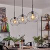 Ripoll Lampa wisząca Czarny, 3-punktowe