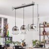 Ripoll Lampa wisząca Czarny, 3-punktowe