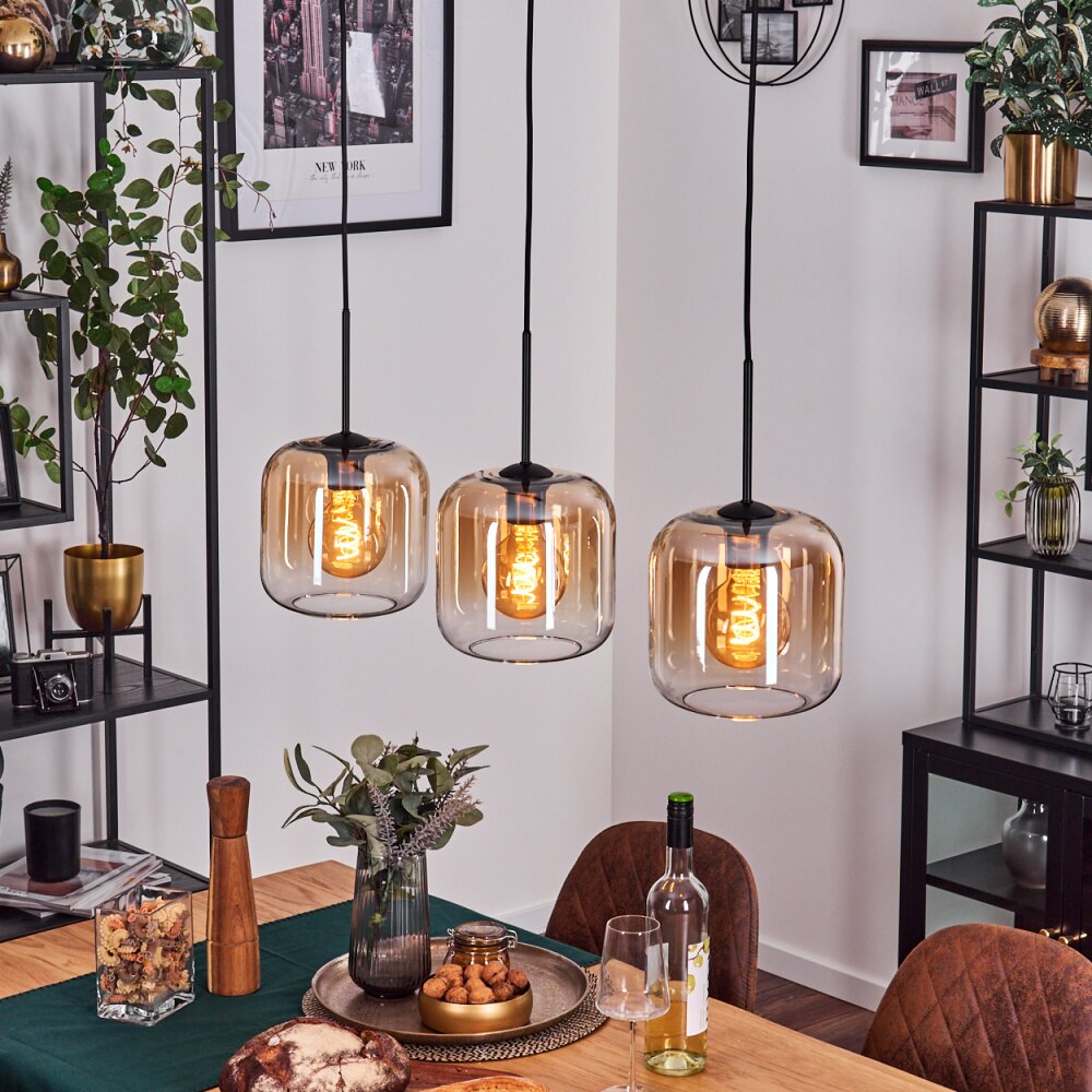 Lauden Lampa wisząca Czarny, 3-punktowe main product photo