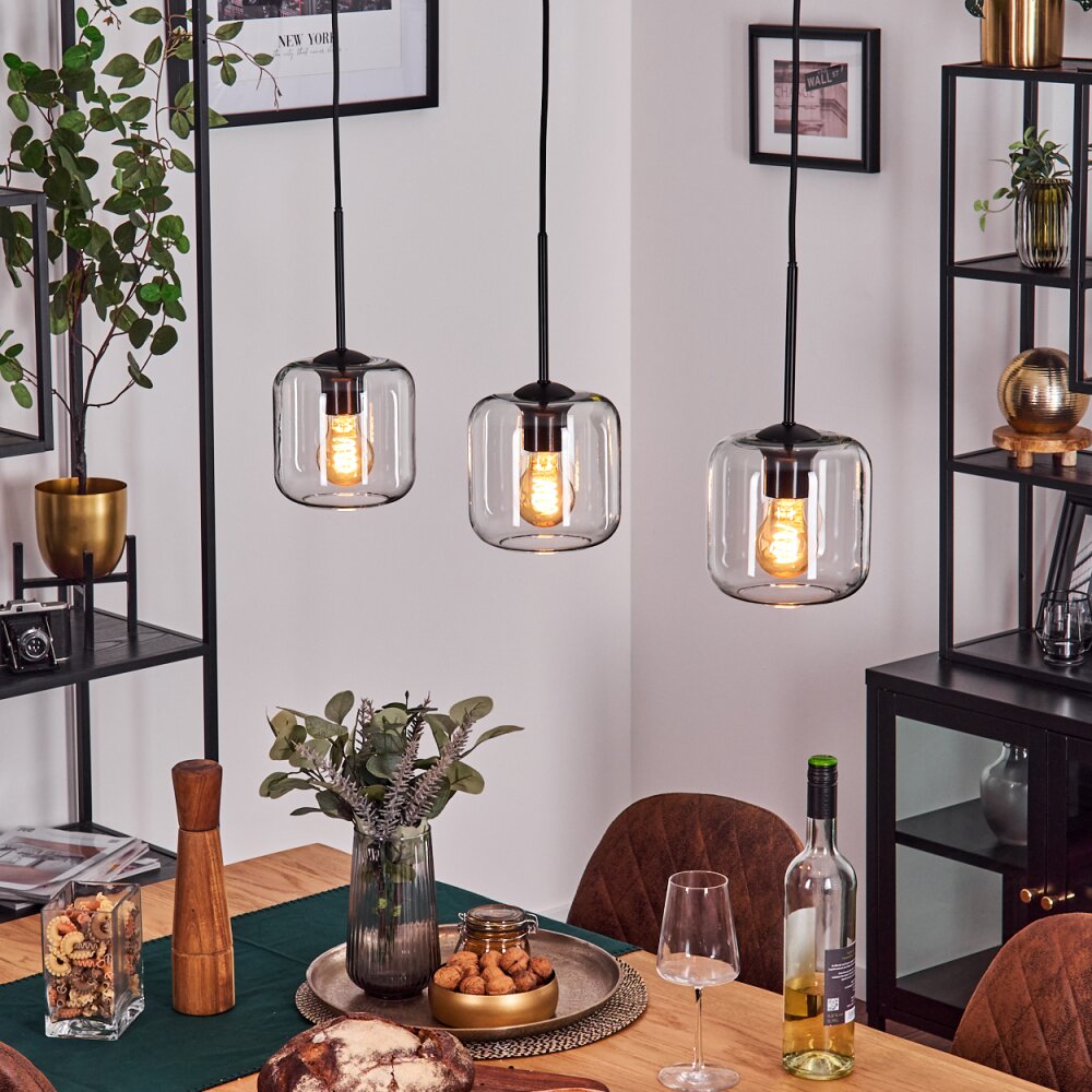 Lauden Lampa wisząca Czarny, 3-punktowe main product photo