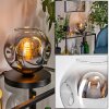 Ripoll Lampa stołowa Chrom, Przezroczysty, 1-punktowy