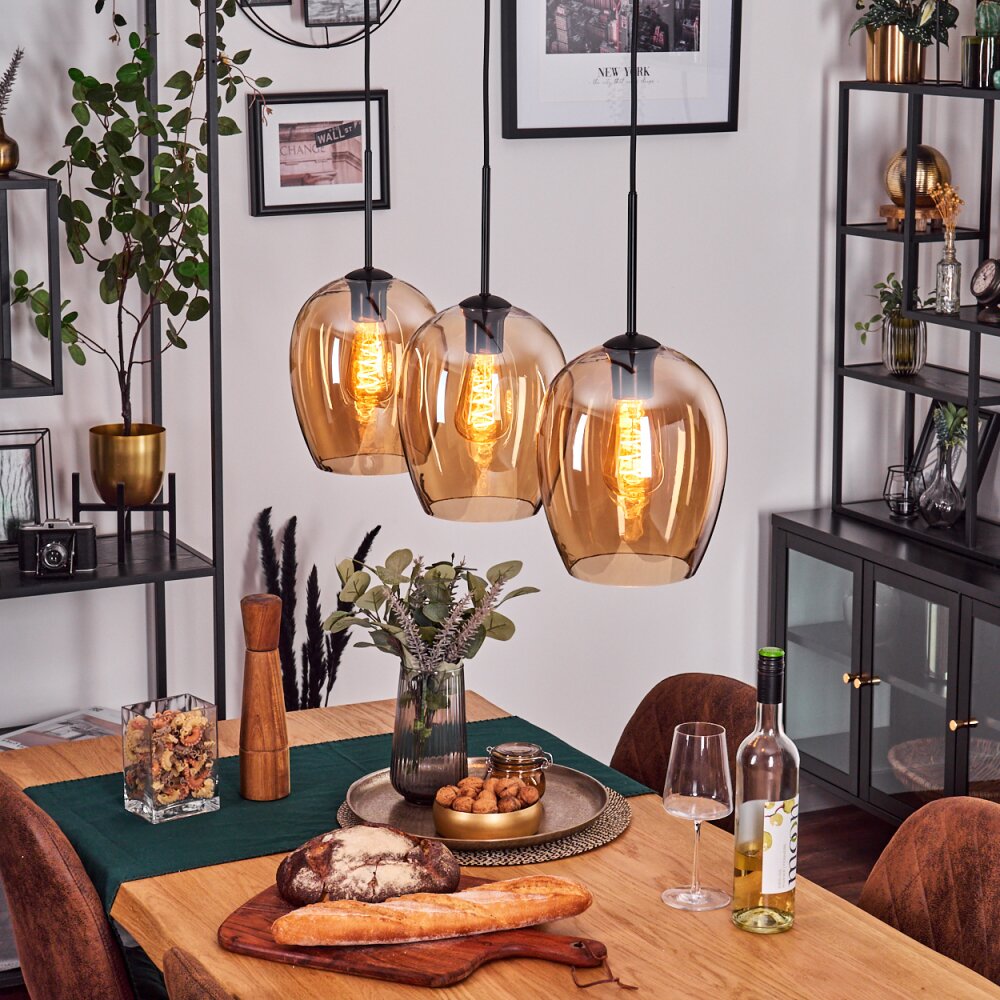 Vevino Lampa wisząca Czarny, 3-punktowe main product photo