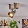 Pehefito lampa sufitowa szary, zielony, kolory naturalne, 1-punktowy
