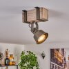 Pehefito lampa sufitowa szary, zielony, kolory naturalne, 1-punktowy