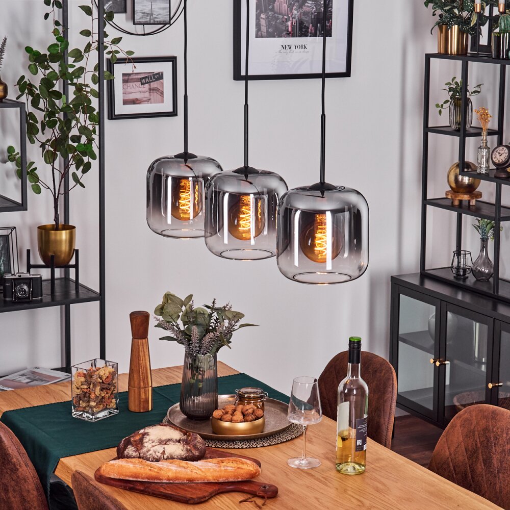 Lauden Lampa wisząca Przezroczysty, Przydymiony, 3-punktowe main product photo