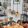 Lauden lampa wisząca bursztynowy, przezroczysty, przydymiony, 3-punktowe