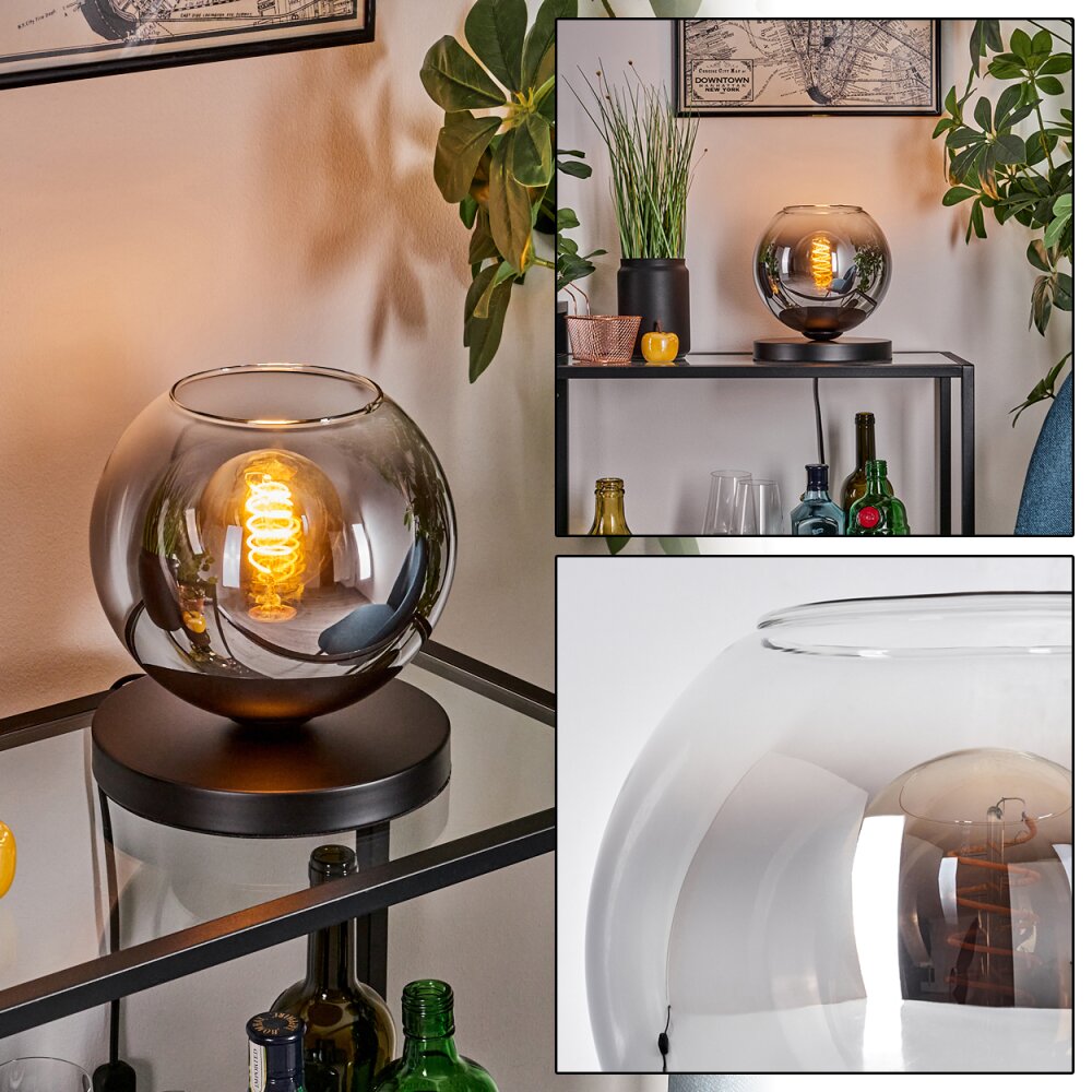 Koyoto Lampa stołowa 20 cm Chrom, Przezroczysty, 1-punktowy main product photo