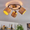 Granja Lampa sufitowa Czarny, 3-punktowe