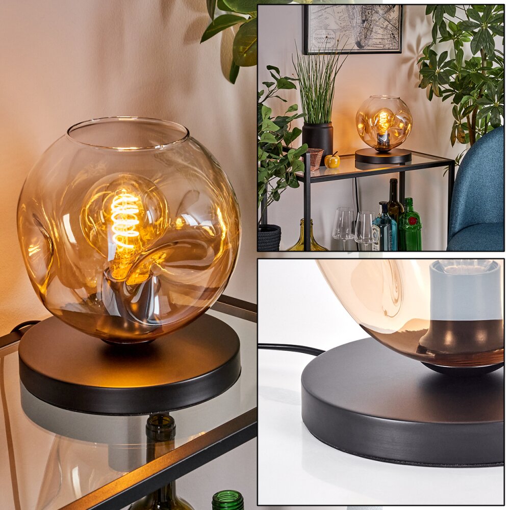 Ripoll Lampa stołowa Czarny, 1-punktowy main product photo