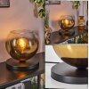 Koyoto Lampa stołowa 25 cm Czarny, 1-punktowy