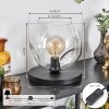 Ripoll lampa stołowa czarny, 1-punktowy