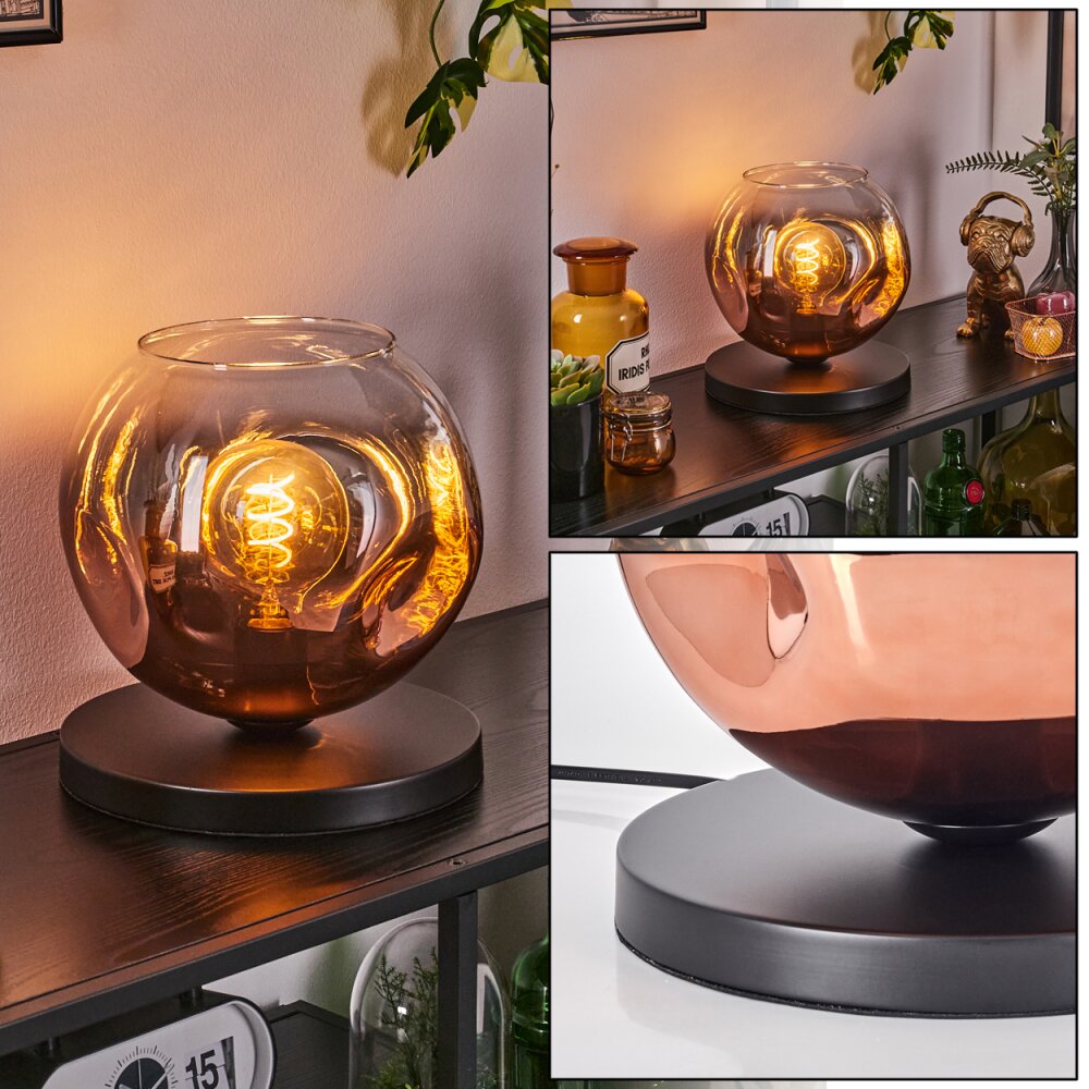 Ripoll Lampa stołowa Czarny, 1-punktowy main product photo