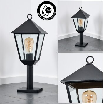 Anfei słupek ogrodowy czarny, 1-punktowy