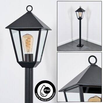 Anfei słupek ogrodowy czarny, 1-punktowy