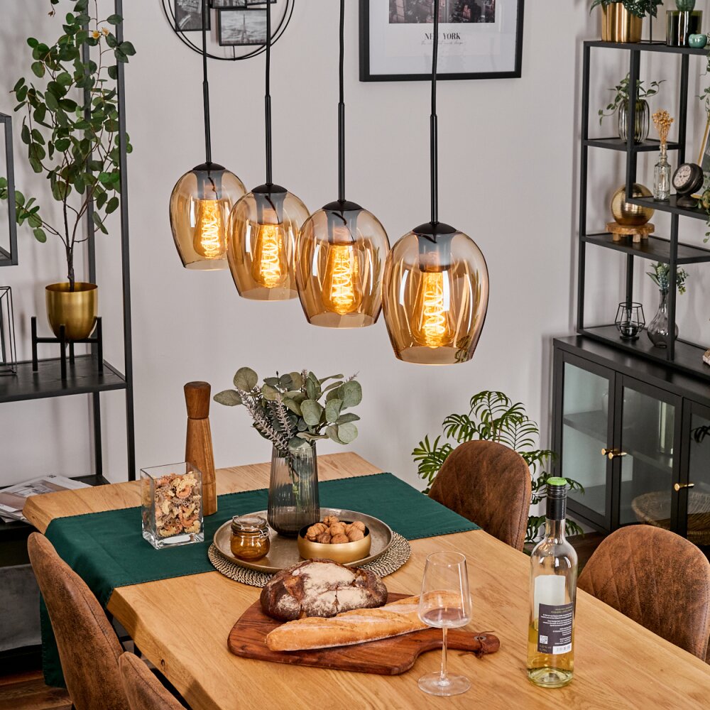 Vevino Lampa wisząca Czarny, 4-punktowe main product photo