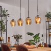 Vevino Lampa wisząca Czarny, 4-punktowe