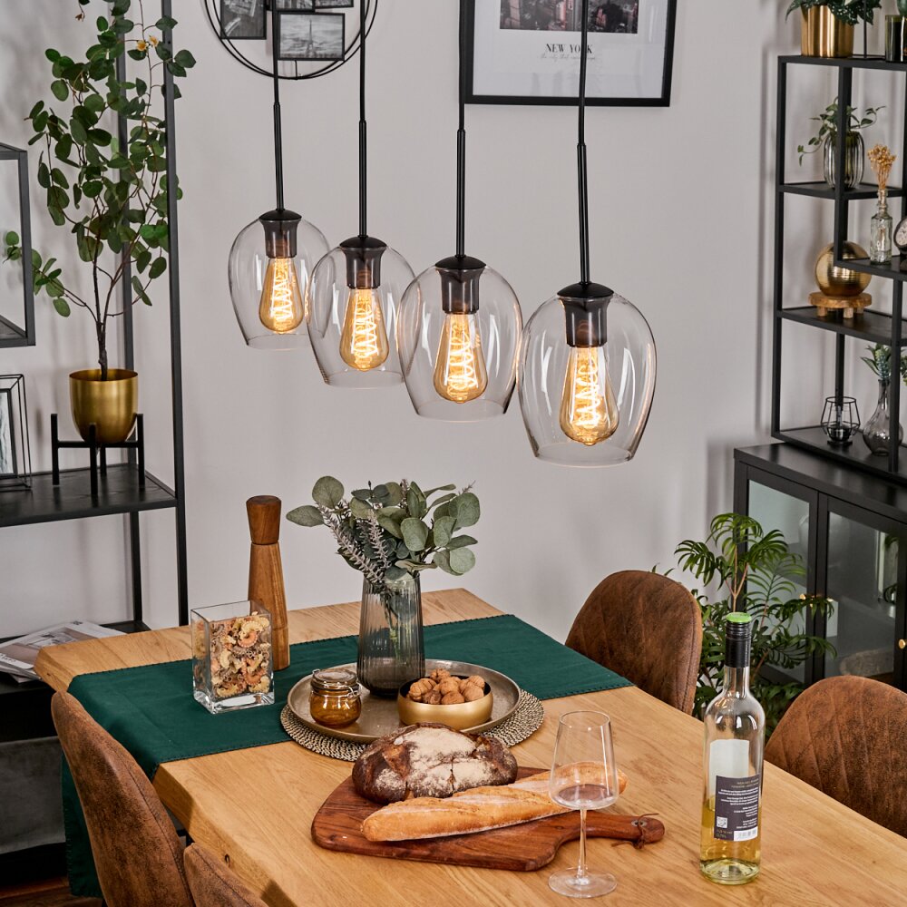 Vevino Lampa wisząca Czarny, 4-punktowe main product photo