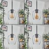 Vevino Lampa wisząca Czarny, 4-punktowe Vevino Lampa wisząca Czarny, 4-punktowe