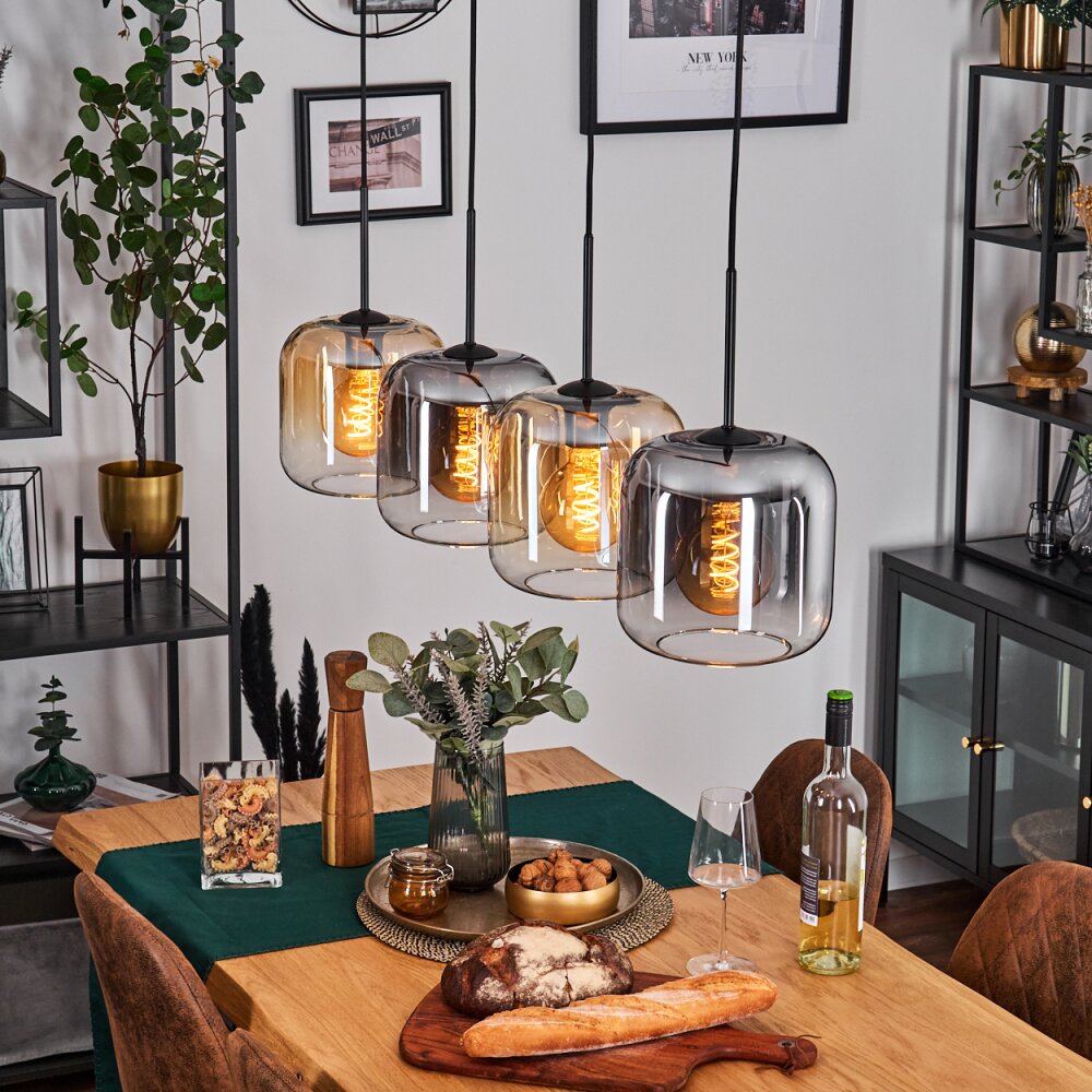 Lauden Lampa wisząca Czarny, 4-punktowe main product photo