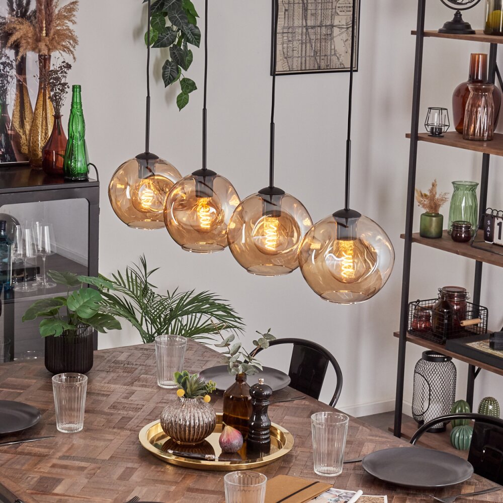 Ripoll Lampa wisząca Czarny, 4-punktowe main product photo