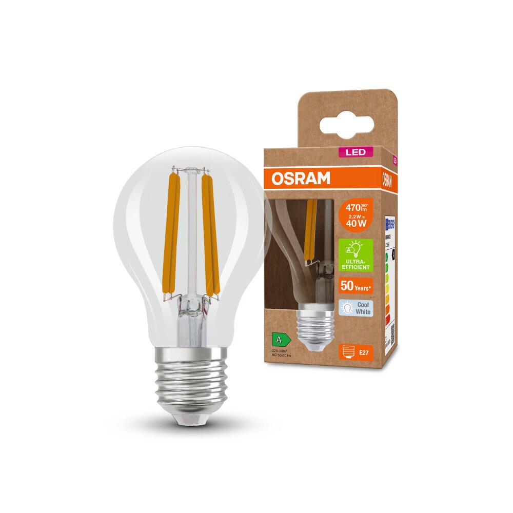 Oświetlenie Osram E27 LED 2.2 Watt neutralny biały 470 Lumen main product photo