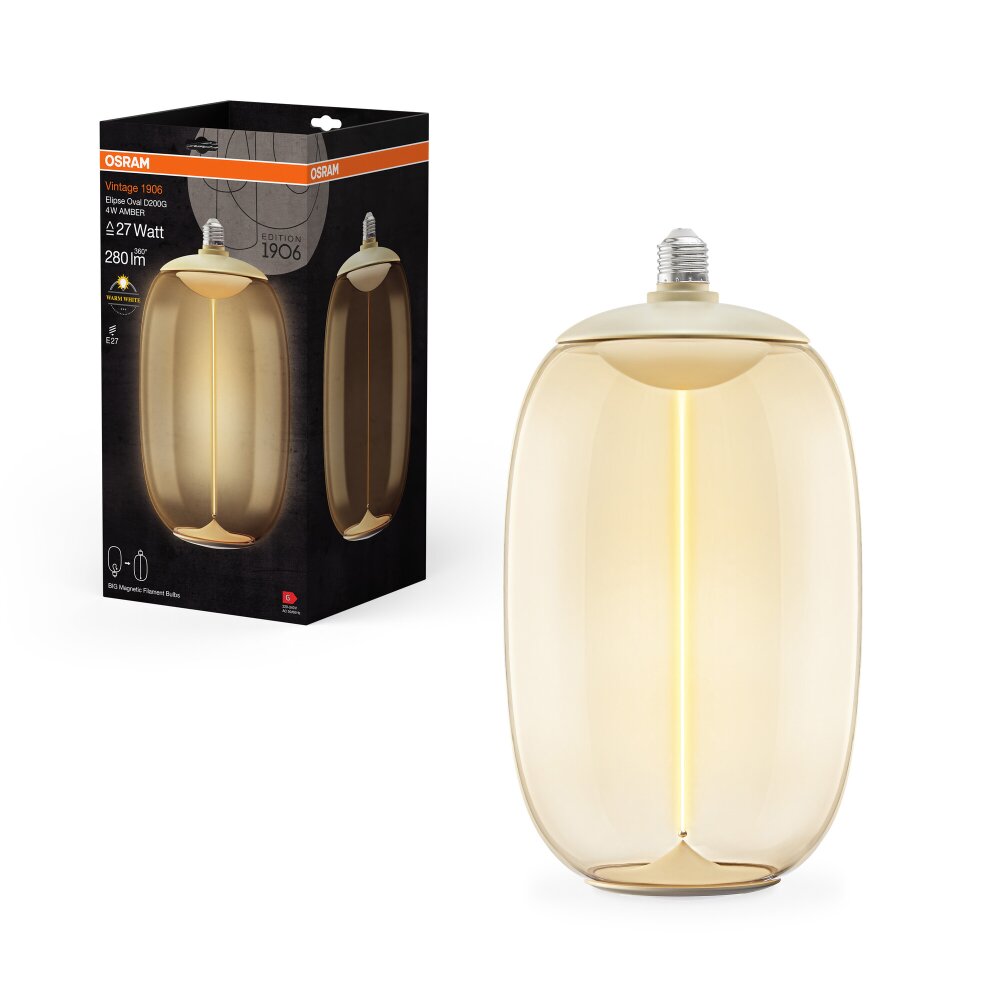 Oświetlenie Osram E27 LED 4 Watt ciepły biały 280 Lumen main product photo
