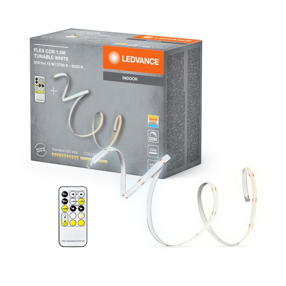 Oświetlenie Ledvance LED Paski LED LED Żółty, 1-punktowy, Zdalne sterowanie main product photo