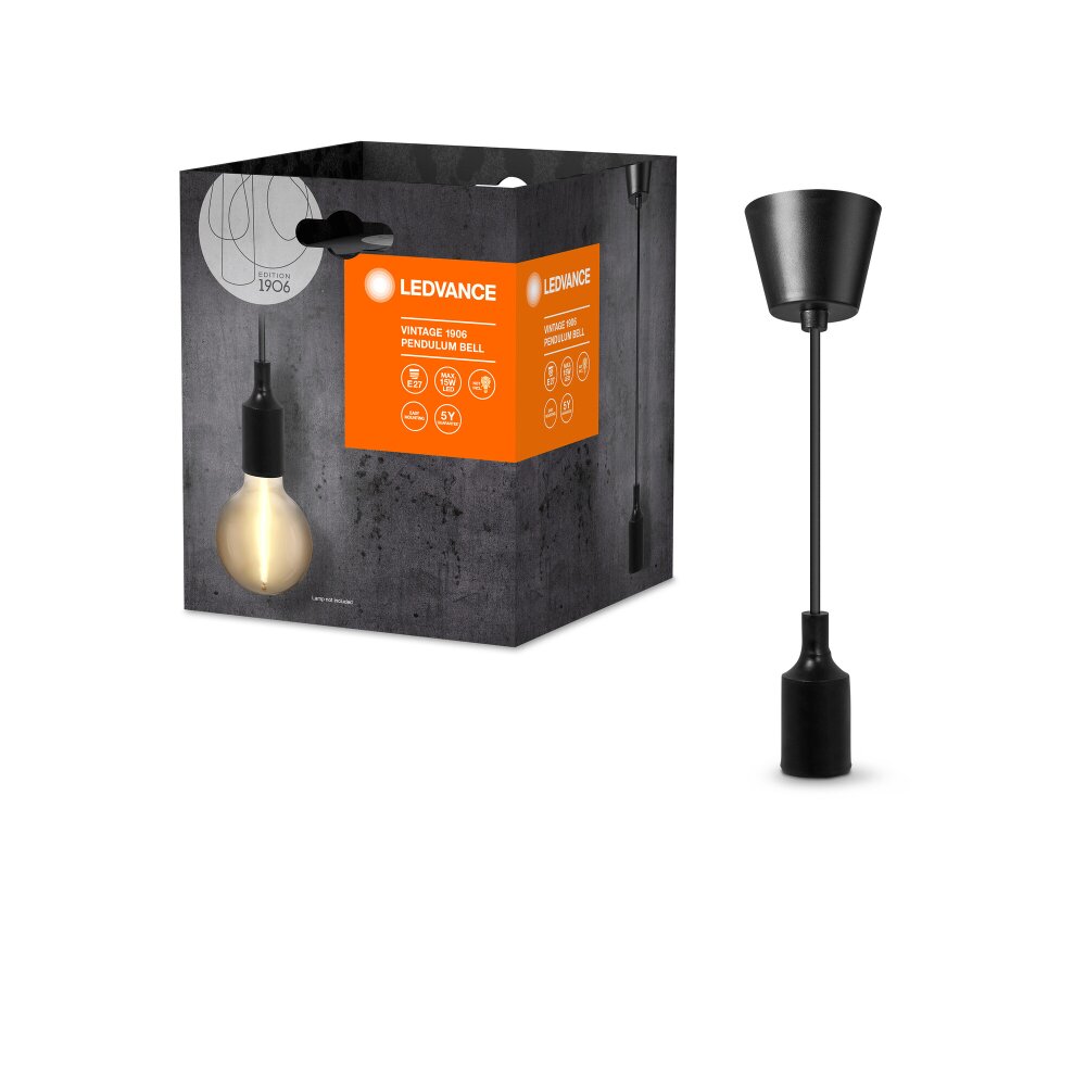 Oświetlenie Ledvance 1906 Lampa wisząca Czarny, 1-punktowy main product photo