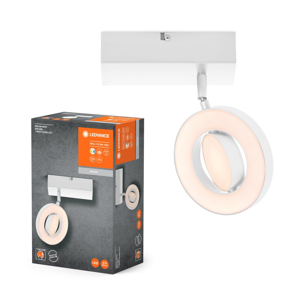 Oświetlenie Ledvance Decor Lampa sufitowa LED Biały, 1-punktowy main product photo